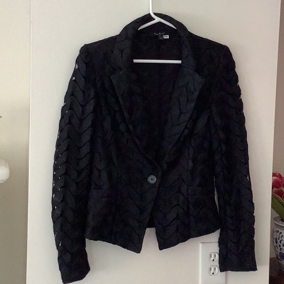 NWOT ECI Unique black blazer - Picture 2 of 7